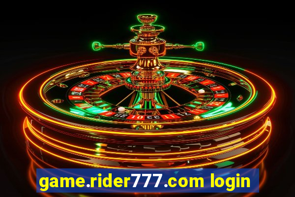 game.rider777.com login